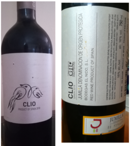 vino tinto Clio